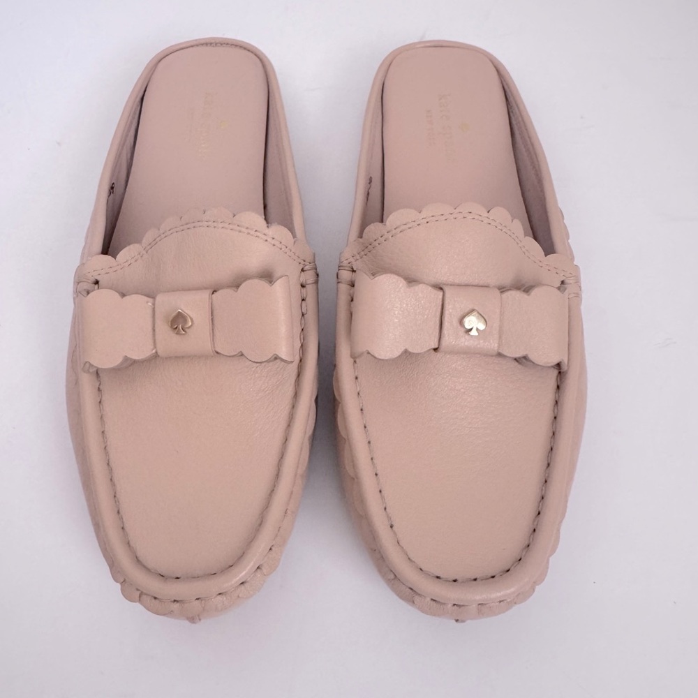 Kate Spade New York Maggie Mules Pale Pink Sz 8 Slide-Ons Designer Shoes